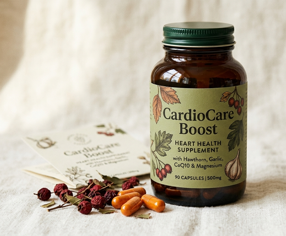 CardioCare Boost — упаковка харчової добавки